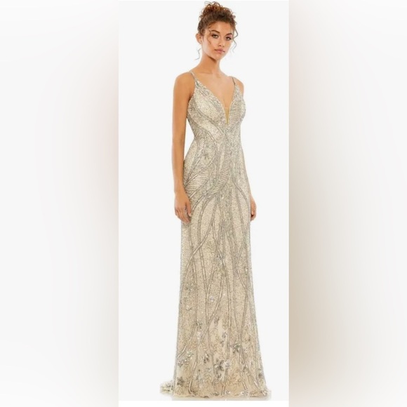 MacDuggal Hand Beaded Dress (MRSP$798) - Picture 3 of 13